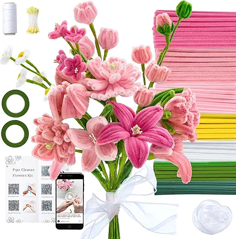 A handmade flower bouquet given as a gift